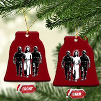Jesus Arrested Parody Ceramic Ornament Funny Immigrant Rights Political Protest