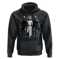 Jesus Arrested Parody Hoodie Funny Immigrant Rights Political Protest