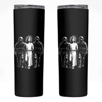 Jesus Arrested Parody Skinny Tumbler Funny Immigrant Rights Political Protest