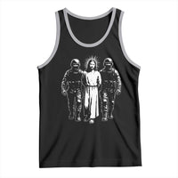 Jesus Arrested Parody Tank Top Funny Immigrant Rights Political Protest