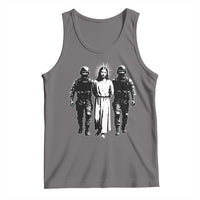 Jesus Arrested Parody Tank Top Funny Immigrant Rights Political Protest