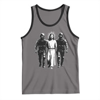 Jesus Arrested Parody Tank Top Funny Immigrant Rights Political Protest