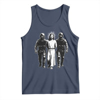 Jesus Arrested Parody Tank Top Funny Immigrant Rights Political Protest