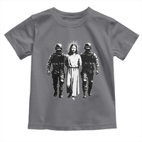 Jesus Arrested Parody Toddler T Shirt Funny Immigrant Rights Political Protest