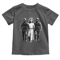 Jesus Arrested Parody Toddler T Shirt Funny Immigrant Rights Political Protest