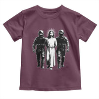 Jesus Arrested Parody Toddler T Shirt Funny Immigrant Rights Political Protest