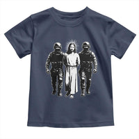 Jesus Arrested Parody Toddler T Shirt Funny Immigrant Rights Political Protest