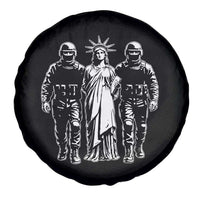 Statue Of Liberty Arrested Spare Tire Cover Funny Immigrant Rights Political Protest