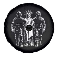 Statue Of Liberty Arrested Spare Tire Cover Funny Immigrant Rights Political Protest