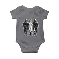 Statue Of Liberty Arrested Baby Onesie Funny Immigrant Rights Political Protest