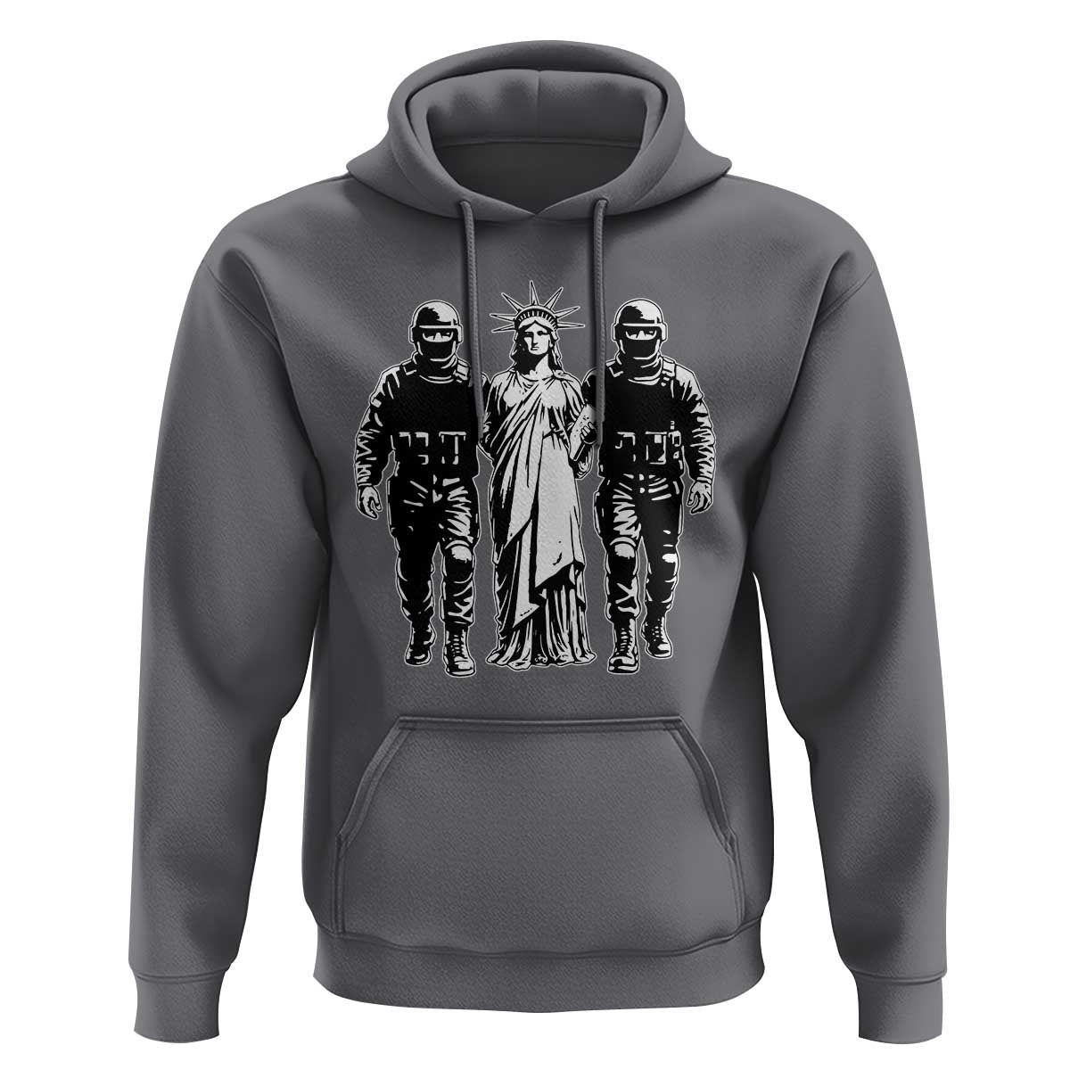 Statue Of Liberty Arrested Hoodie Funny Immigrant Rights Political Protest