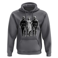Statue Of Liberty Arrested Hoodie Funny Immigrant Rights Political Protest