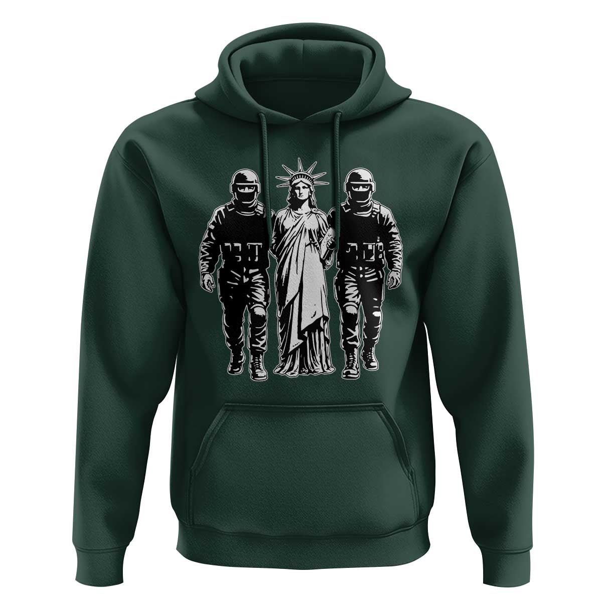 Statue Of Liberty Arrested Hoodie Funny Immigrant Rights Political Protest
