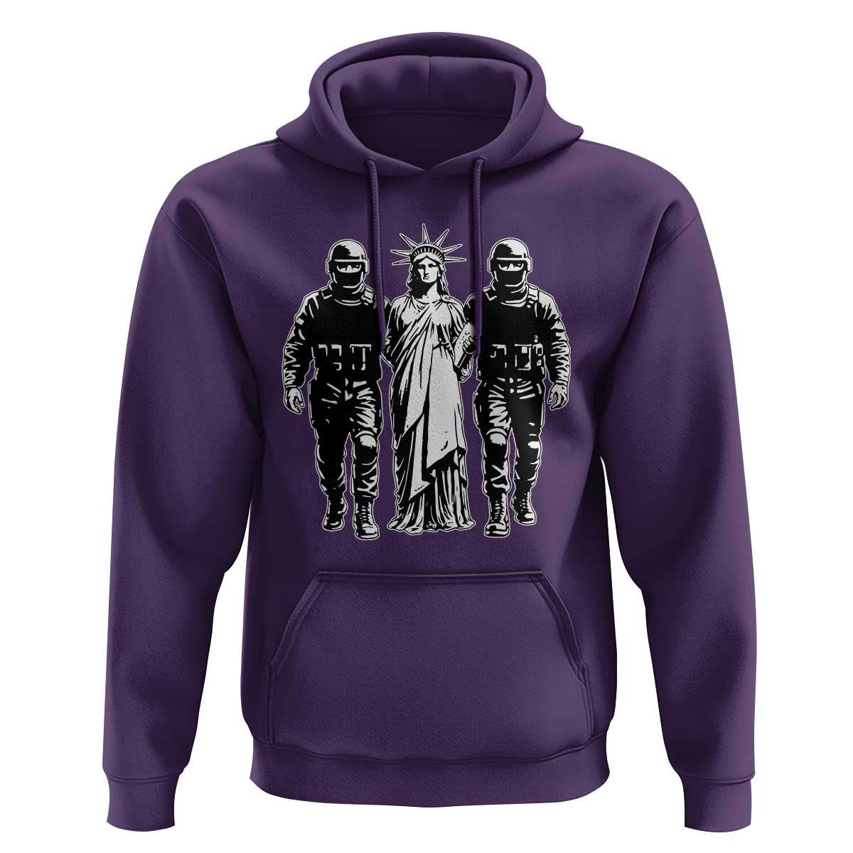 Statue Of Liberty Arrested Hoodie Funny Immigrant Rights Political Protest