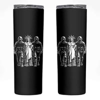 Statue Of Liberty Arrested Skinny Tumbler Funny Immigrant Rights Political Protest
