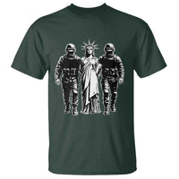 Statue Of Liberty Arrested T Shirt Funny Immigrant Rights Political Protest