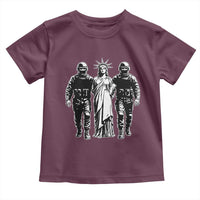 Statue Of Liberty Arrested Toddler T Shirt Funny Immigrant Rights Political Protest