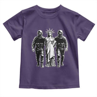 Statue Of Liberty Arrested Toddler T Shirt Funny Immigrant Rights Political Protest