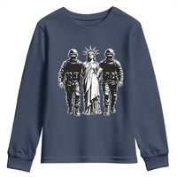 Statue Of Liberty Arrested Youth Sweatshirt Funny Immigrant Rights Political Protest
