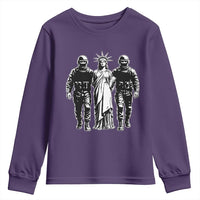Statue Of Liberty Arrested Youth Sweatshirt Funny Immigrant Rights Political Protest