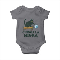 Chinga La Migra Baby Onesie Funny Immigration Rights Cat Political