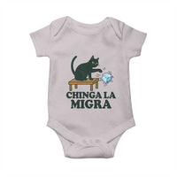 Chinga La Migra Baby Onesie Funny Immigration Rights Cat Political