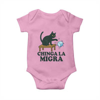 Chinga La Migra Baby Onesie Funny Immigration Rights Cat Political