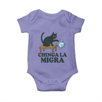 Chinga La Migra Baby Onesie Funny Immigration Rights Cat Political