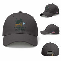 Chinga La Migra Baseball Cap Funny Immigration Rights Cat Political