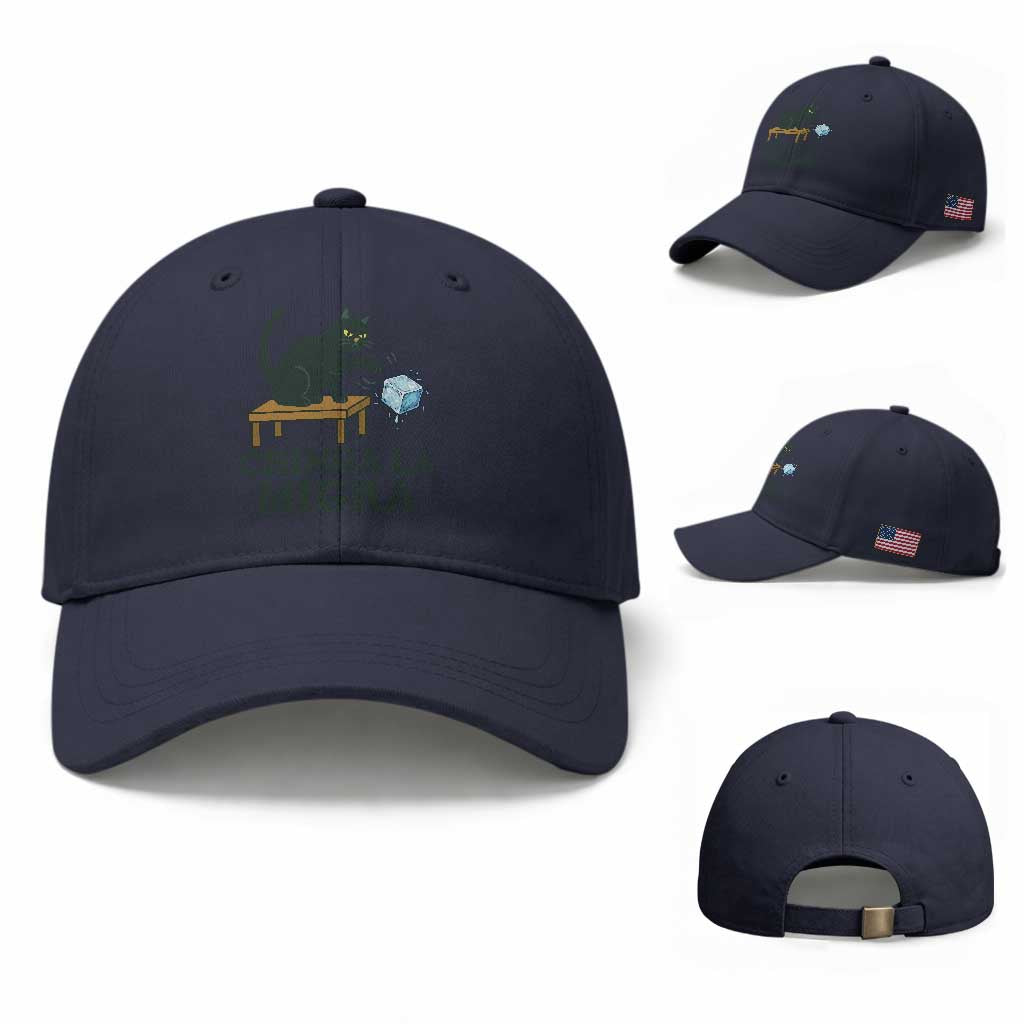 Chinga La Migra Baseball Cap Funny Immigration Rights Cat Political