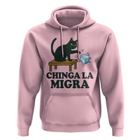 Chinga La Migra Hoodie Funny Immigration Rights Cat Political