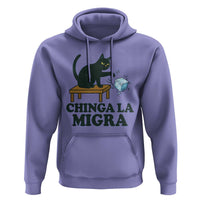 Chinga La Migra Hoodie Funny Immigration Rights Cat Political