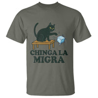 Chinga La Migra T Shirt Funny Immigration Rights Cat Political