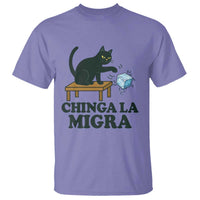 Chinga La Migra T Shirt Funny Immigration Rights Cat Political