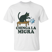 Chinga La Migra T Shirt Funny Immigration Rights Cat Political