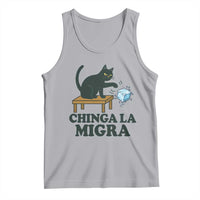 Chinga La Migra Tank Top Funny Immigration Rights Cat Political