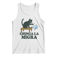 Chinga La Migra Tank Top Funny Immigration Rights Cat Political