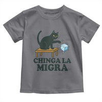 Chinga La Migra Toddler T Shirt Funny Immigration Rights Cat Political