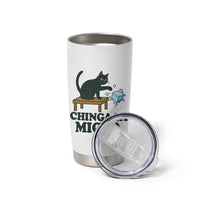 Chinga La Migra Tumbler Cup Funny Immigration Rights Cat Political