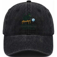 Chinga La Migra Washed Cotton Baseball Cap Funny Immigration Rights Cat Political