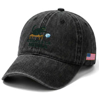 Chinga La Migra Washed Cotton Baseball Cap Funny Immigration Rights Cat Political