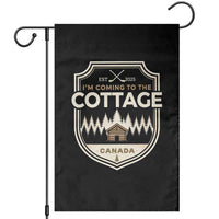 I Am Coming To The Cottage Garden Flag Funny Romance Hockey