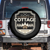 I Am Coming To The Cottage Spare Tire Cover Funny Romance Hockey
