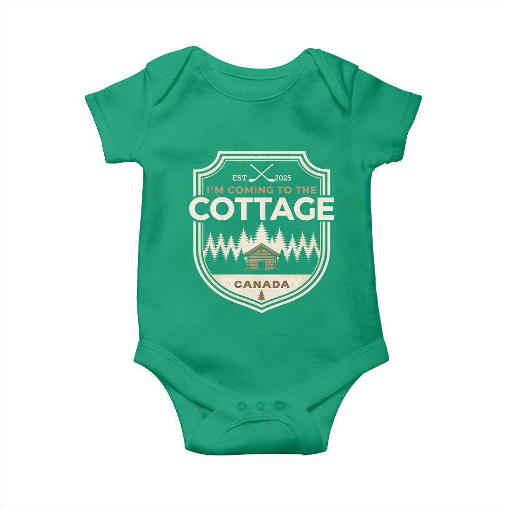 I Am Coming To The Cottage Baby Onesie Funny Romance Hockey