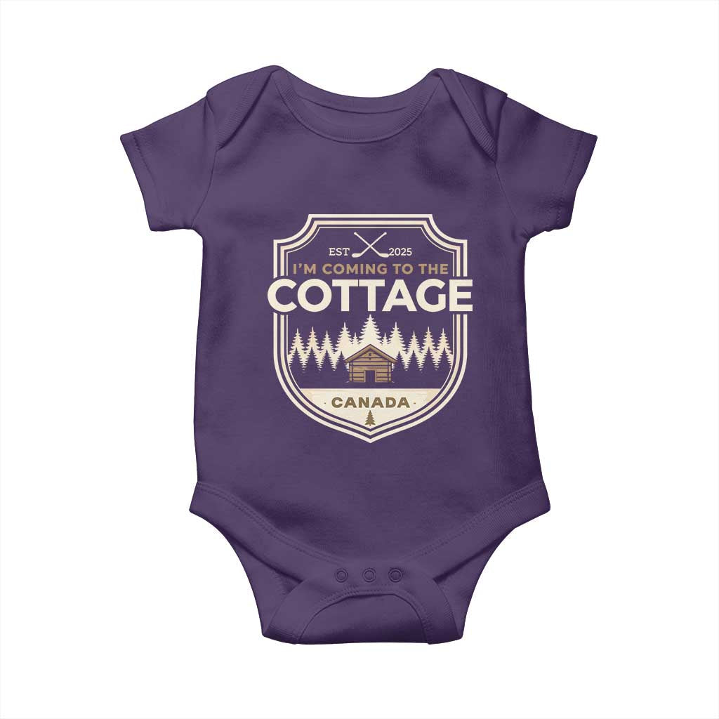 I Am Coming To The Cottage Baby Onesie Funny Romance Hockey