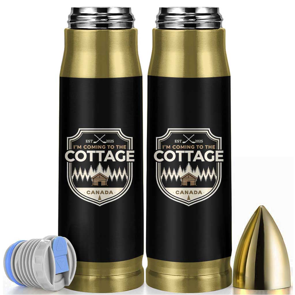 I Am Coming To The Cottage Bullet Tumbler Funny Romance Hockey