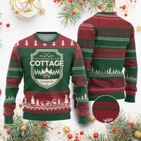 I Am Coming To The Cottage Ugly Christmas Sweater Funny Romance Hockey