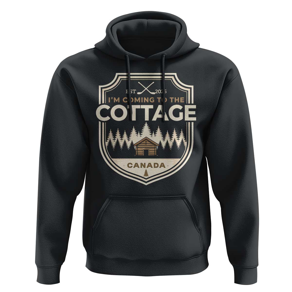 I Am Coming To The Cottage Hoodie Funny Romance Hockey