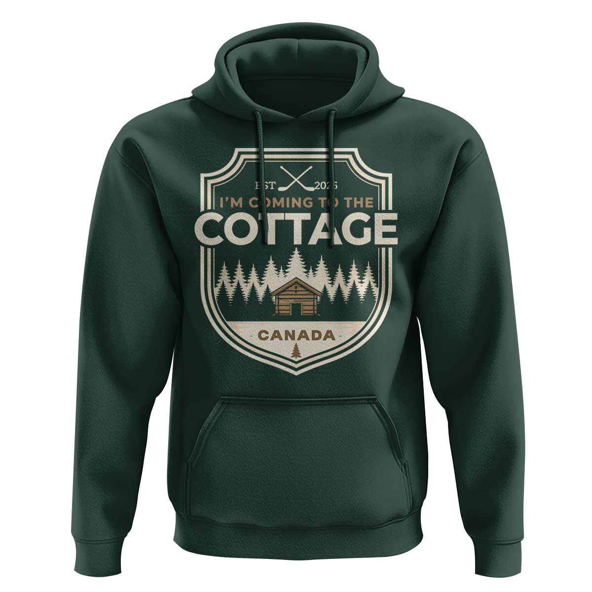 I Am Coming To The Cottage Hoodie Funny Romance Hockey