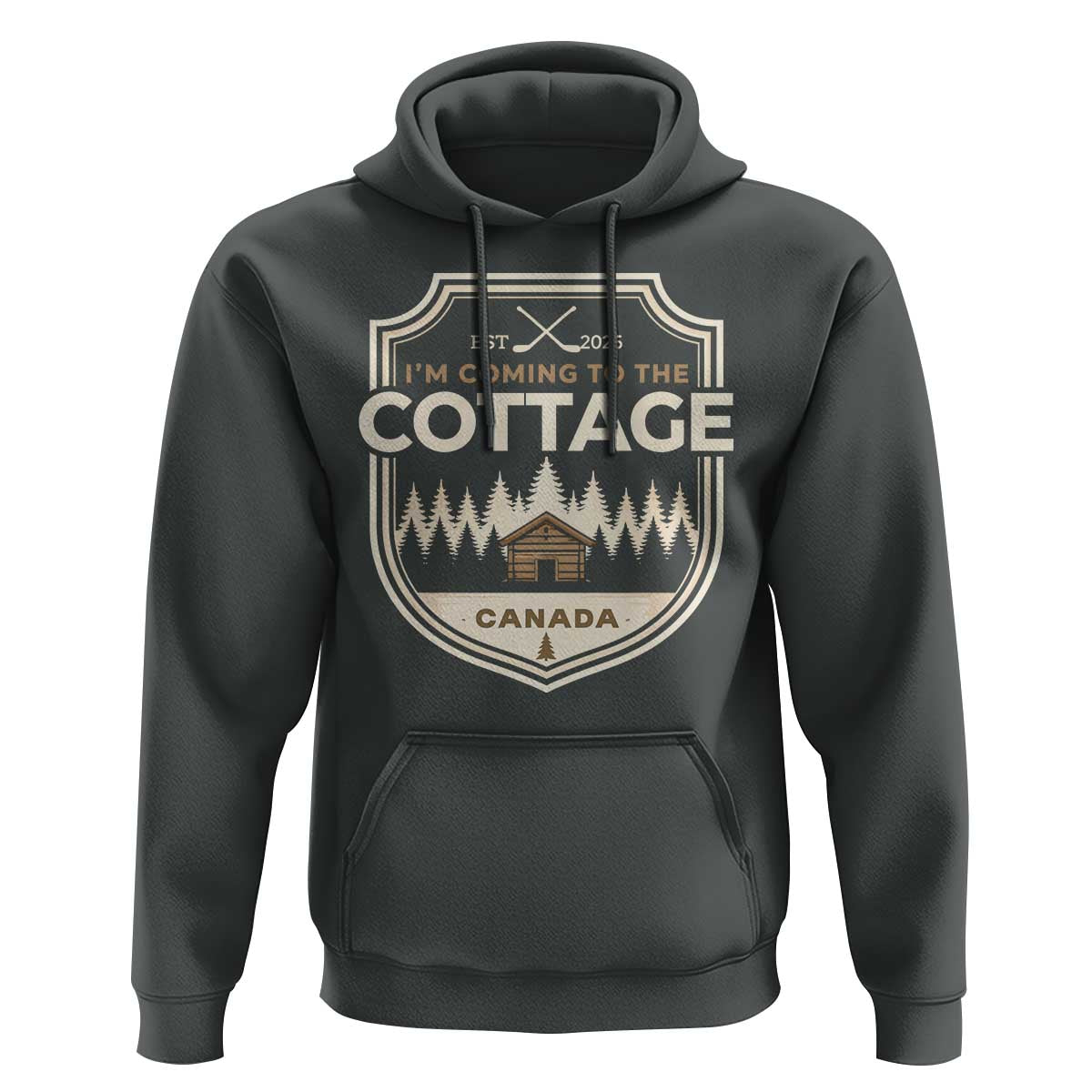 I Am Coming To The Cottage Hoodie Funny Romance Hockey